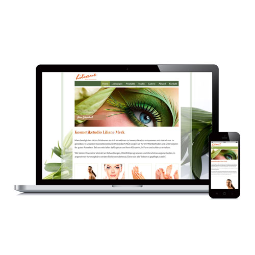 webdesign beispiel kosmetik