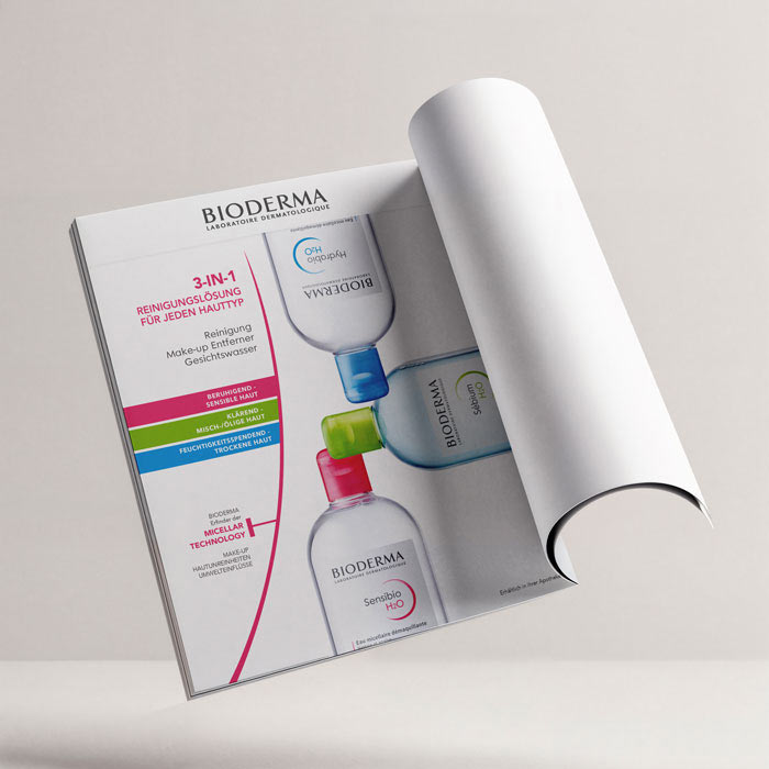 Inserat Layout Kosmetik