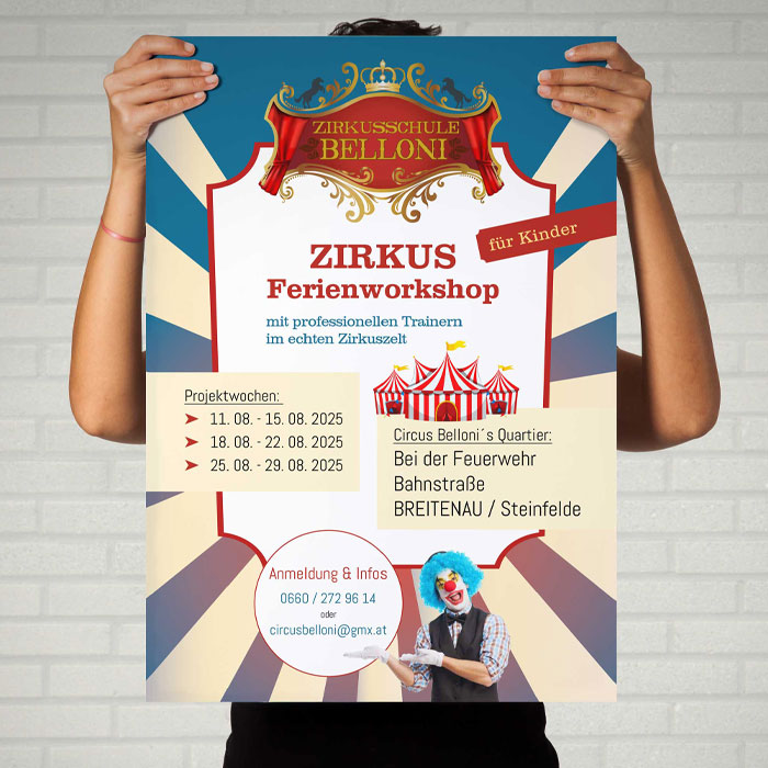 plakat zirkus