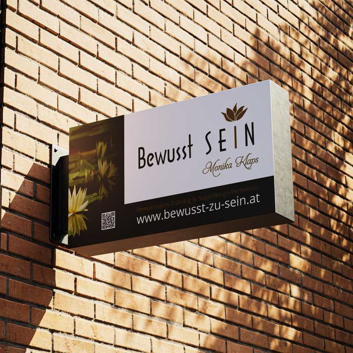 schild layout beispiel