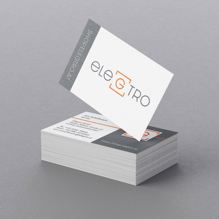 visitenkarte elektronikfirma