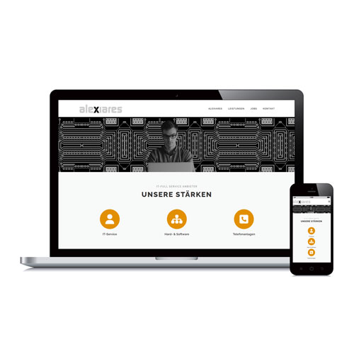 website-design für IT-Techniker