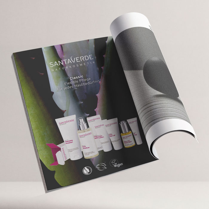 Inserat für Kosmetik